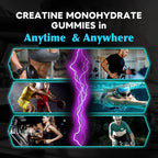 duwhot Creatine Monohydrate Gummies for Men - 120 Count - image 6