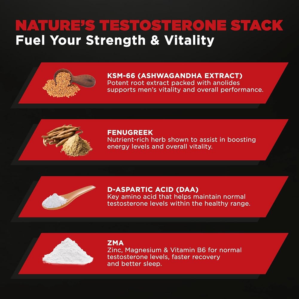 Leading Edge Health Testosil Men's Testosterone Support - 120 Capsules - image 5