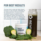 Revive MD Super Greens Powder Mix - Smoothie & Juice Mix with Green