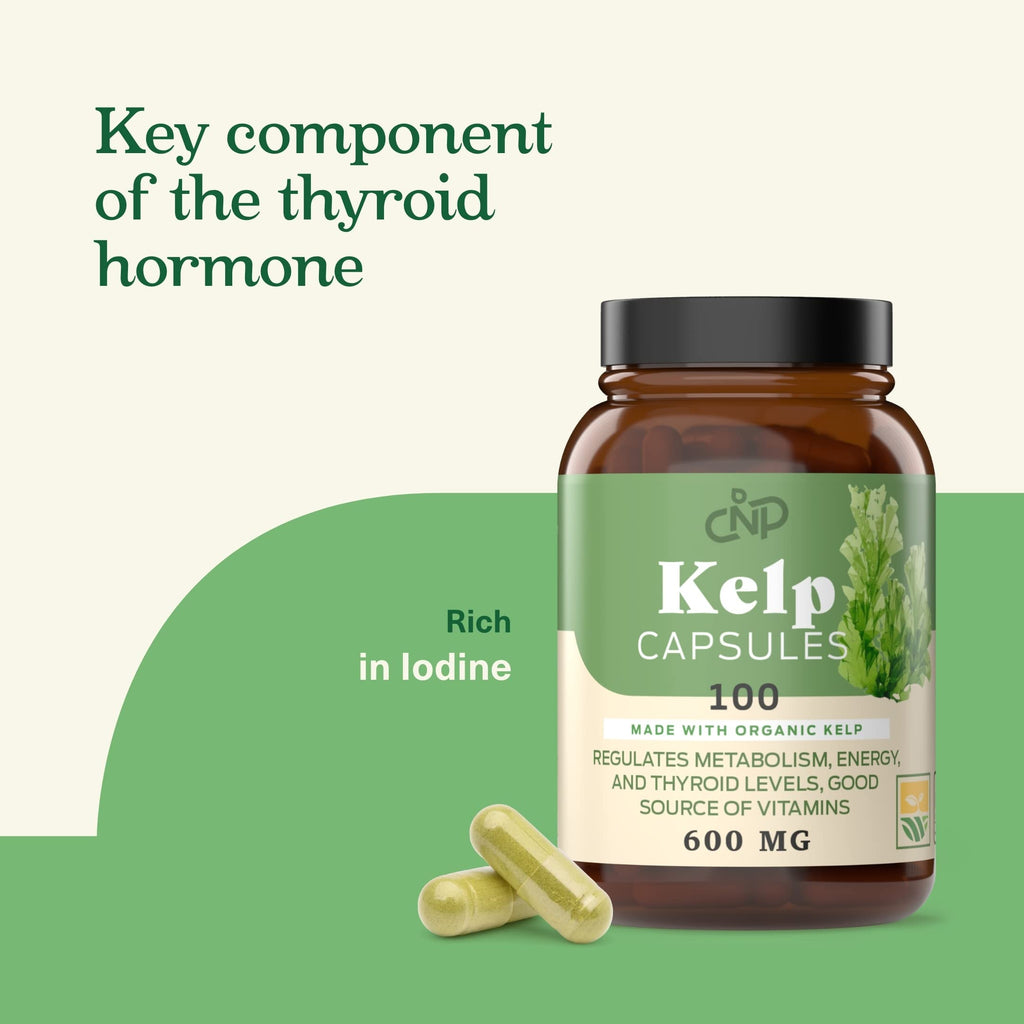Complete Natural Products Icelandic Sea Kelp 600mg Thyroid Support - image 3