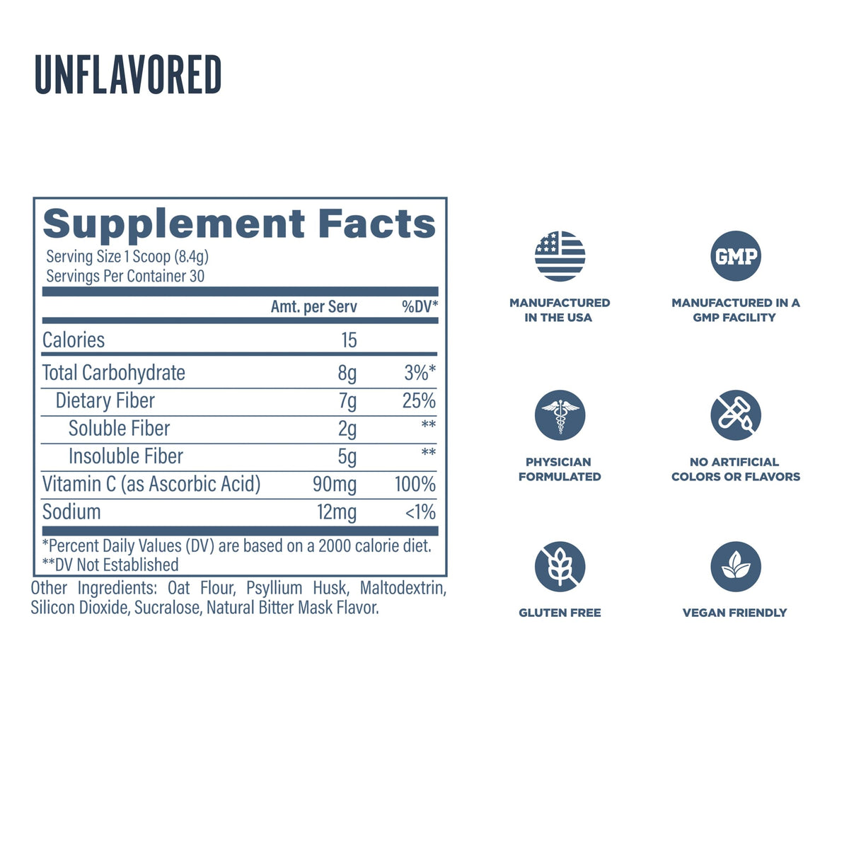 Revive MD Fiber Supplement for Digestive & Gut Health - 5g of Dietary