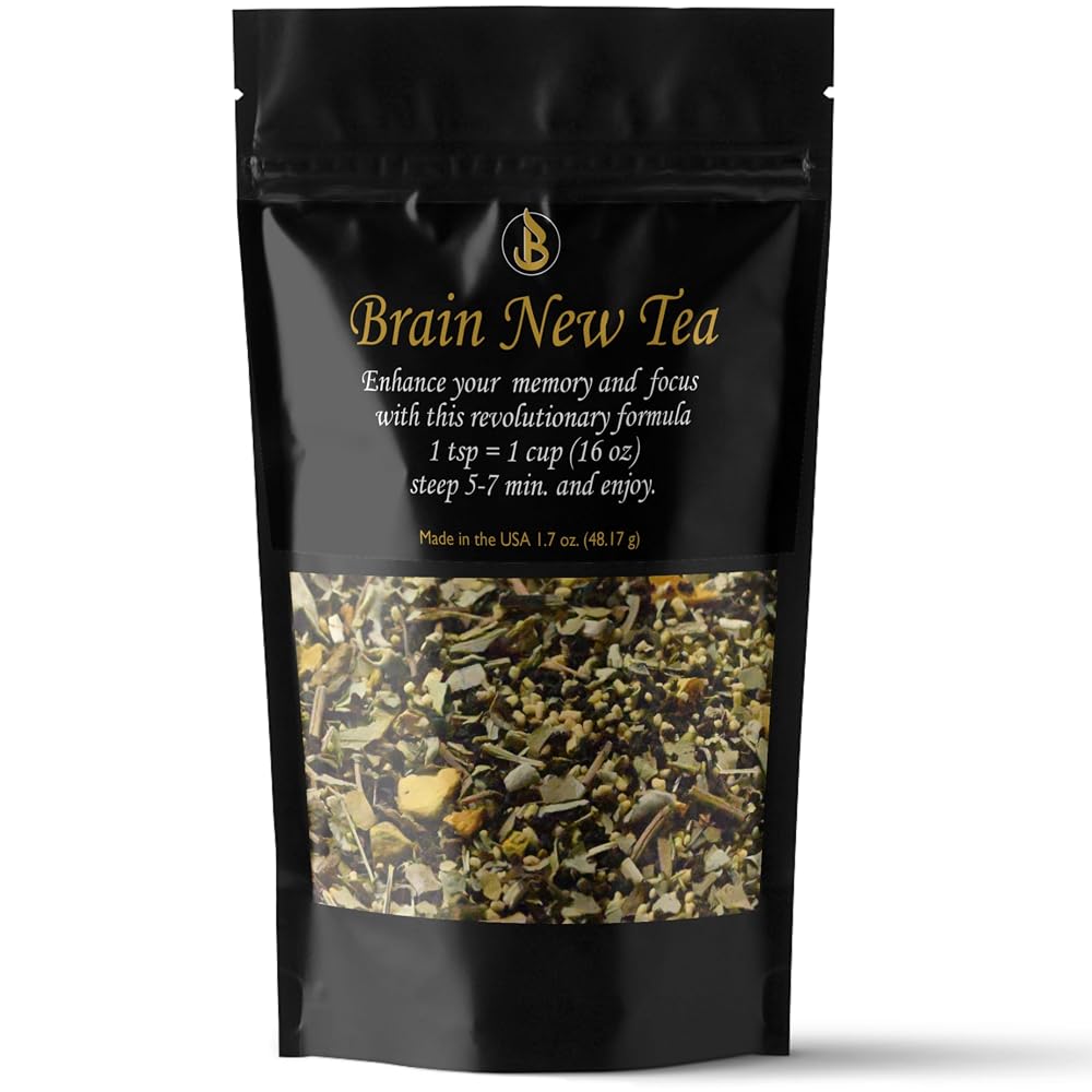 Bahlake Brain New Tea Herbal Blend for Mental Clarity - 1.7 oz