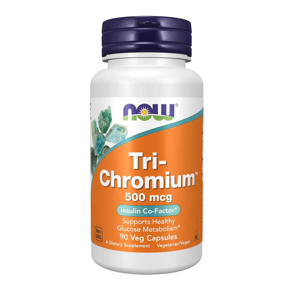 Now Supplements, Tri-Chromium™ 500 mcg with Cinnamon, Insulin