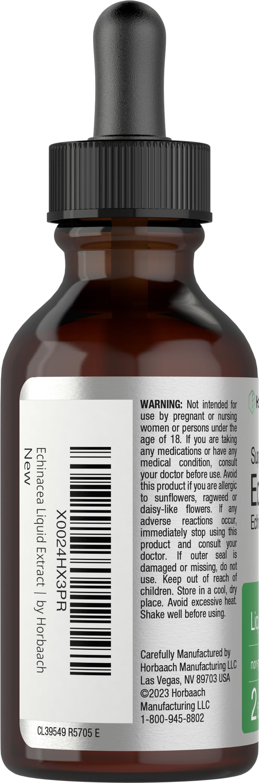 Horbäach Echinacea Drops Herb Tincture - 2 fl oz - image 3