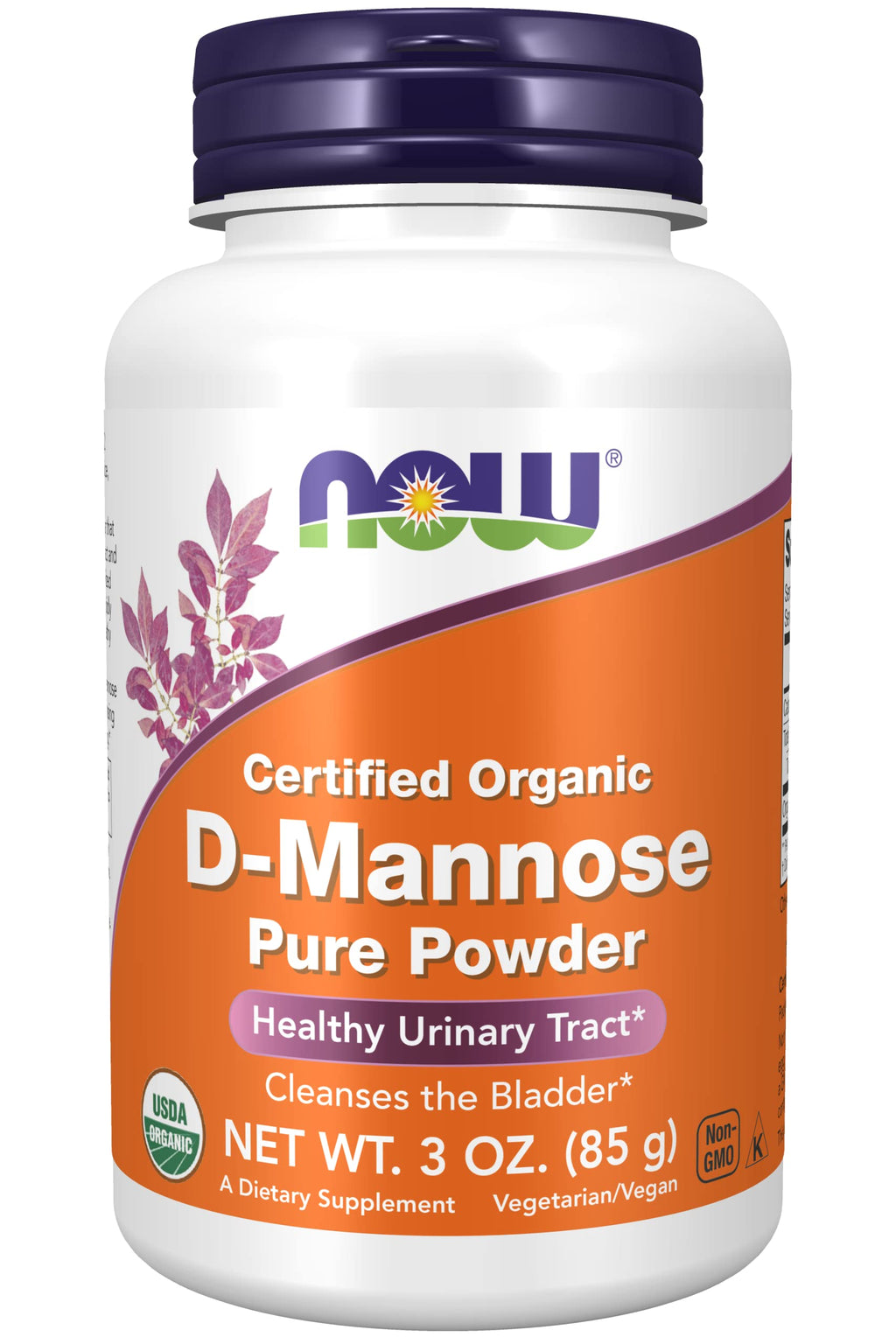 NOW Foods D-Mannose Powder - 6 Ounces (Pack of 2)