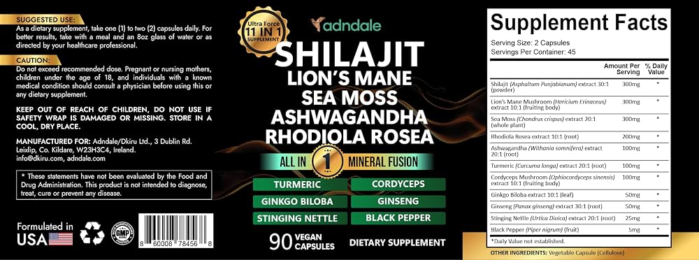 Adndale Shilajit Supplement