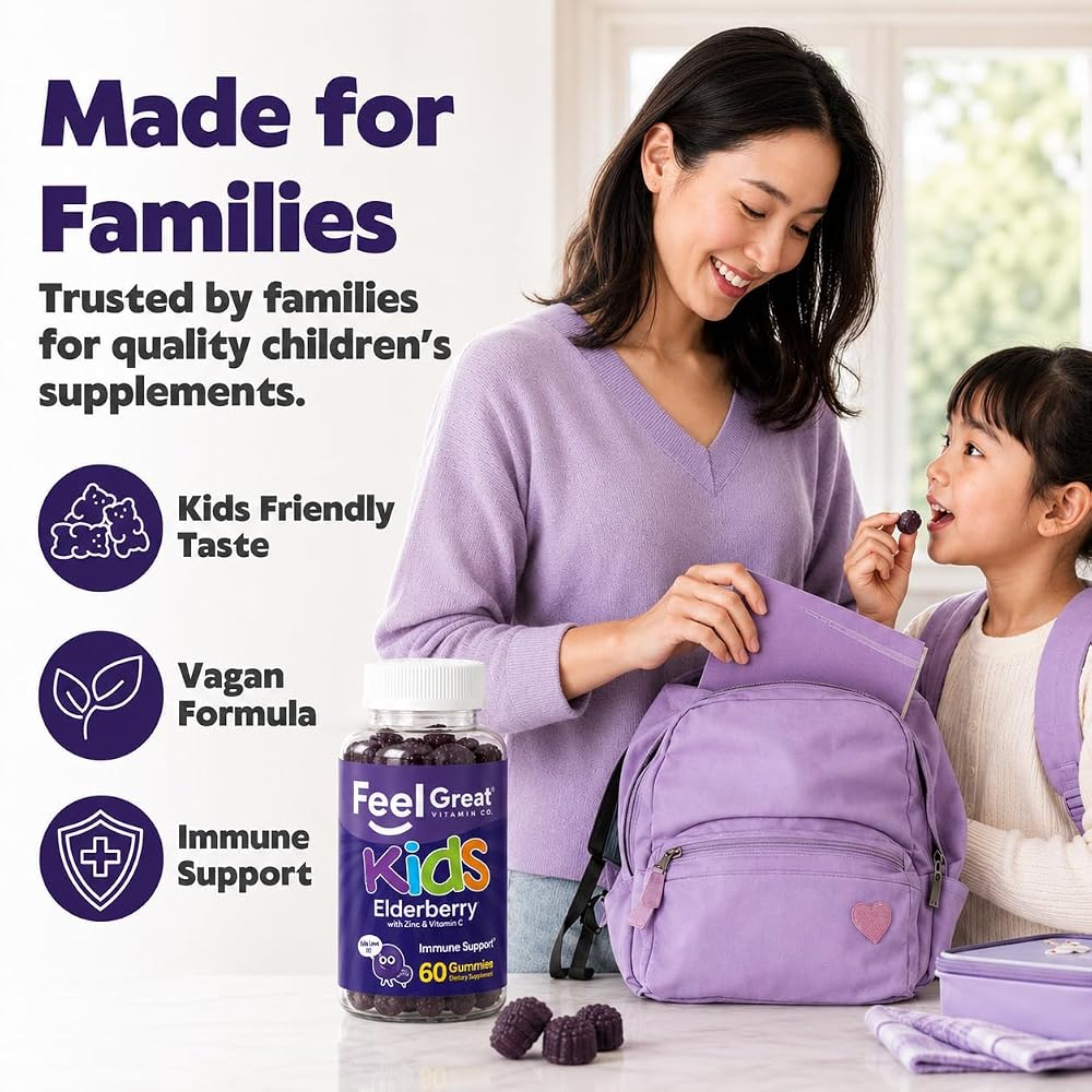 The Feel Great Vitamin Company Elderberry Gummies with Zinc and Vitamin C - image 6