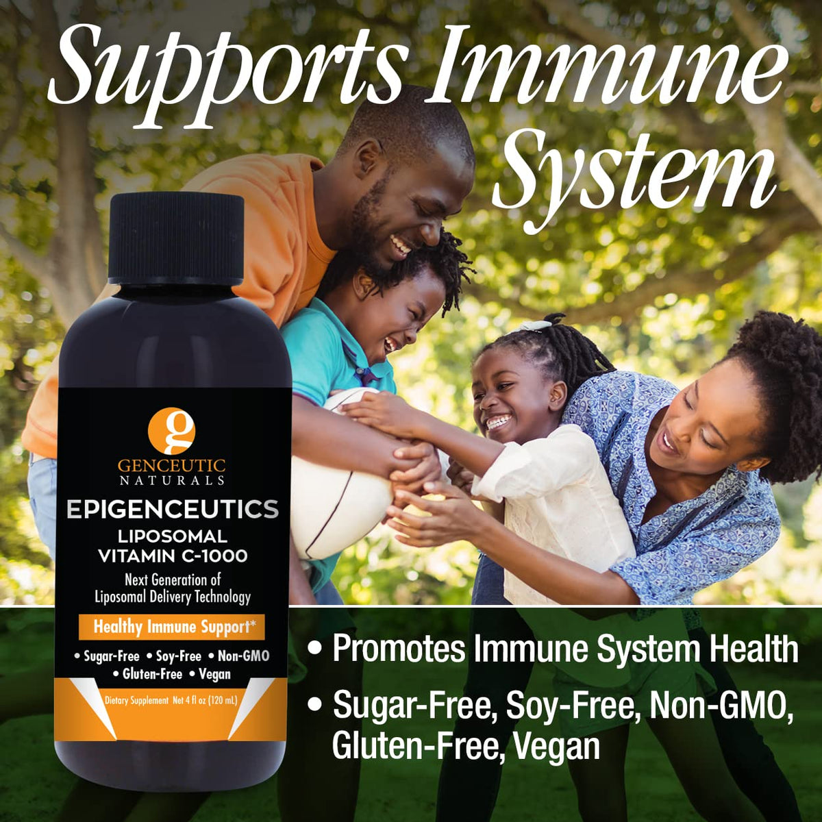 Genceutic Naturals Liposomal Vitamin C-1000 Liquid - 4 oz - image 3