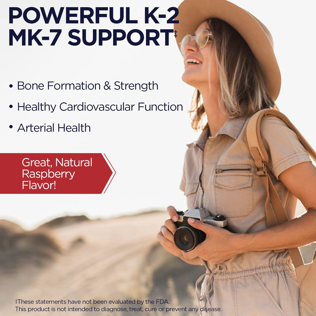 KAL Vitamin K2 MK7 ActivMelt 100 mcg Tablets - 60 Micro Tablets - image 3