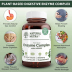 Natural Nutra Plant-Based Digestive Enzyme Complex - 90 Capsules - image 3