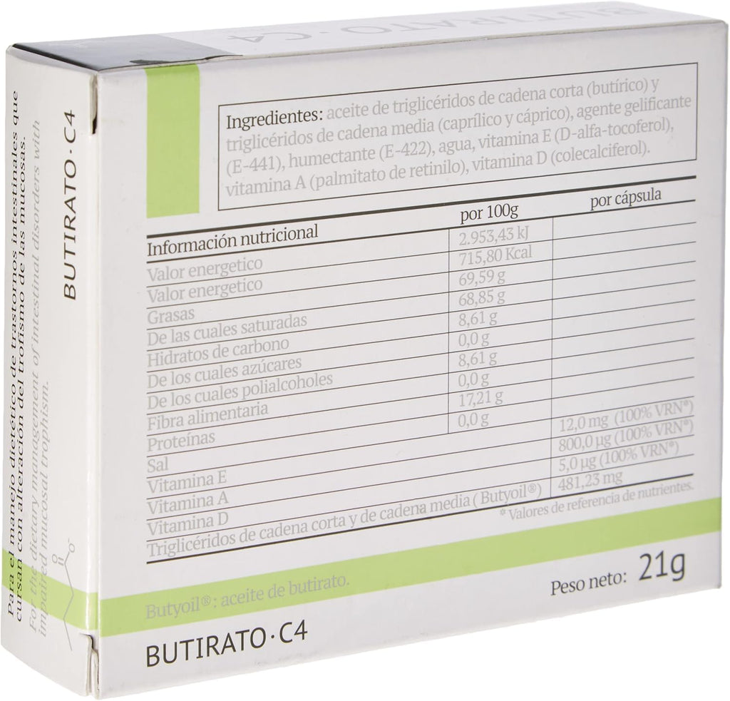 Butycaps Butyrate C4 - 30 Capsules - image 2