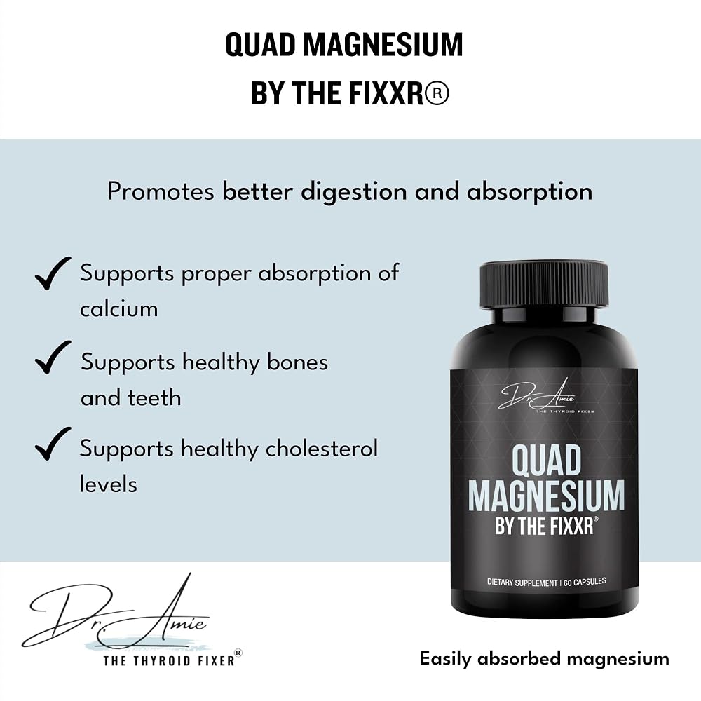 Fixxr Quad Magnesium 500 mg - 60 Capsules - image 3