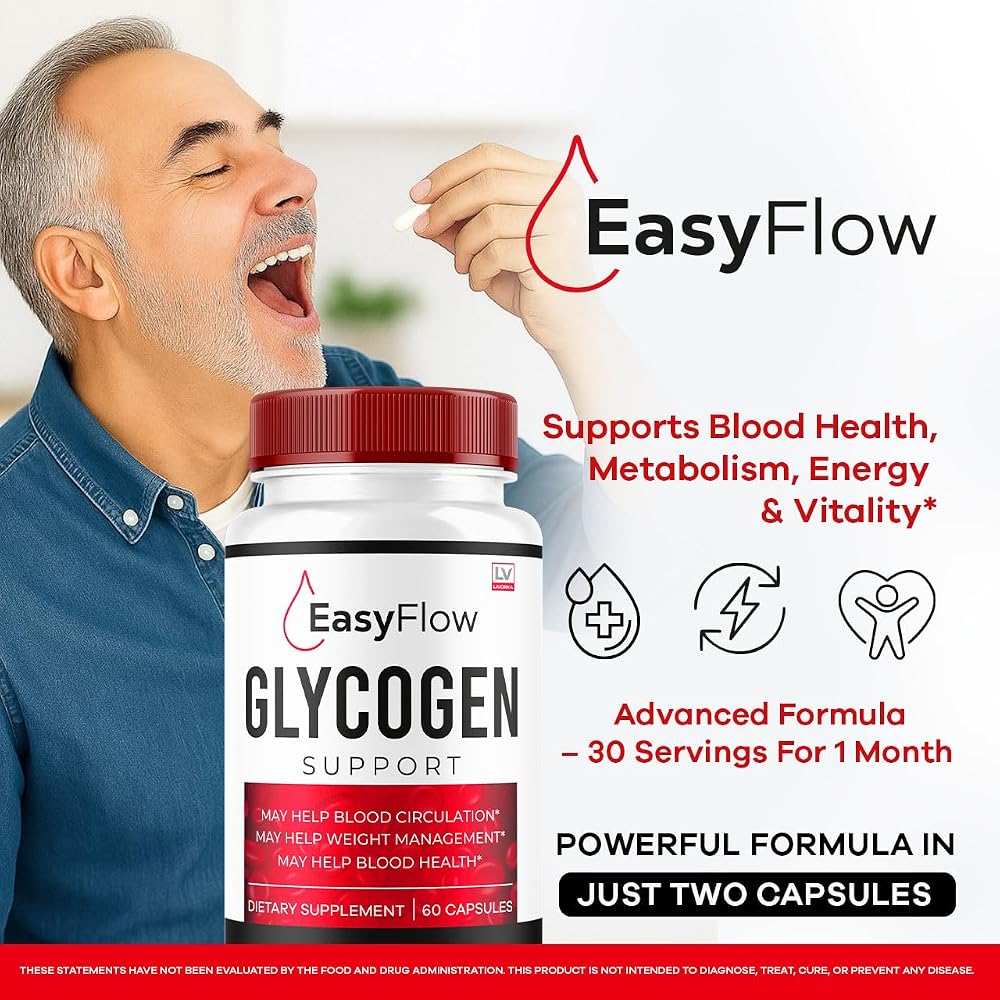 LIVORKA Easy Flow Glycogen Support - 300 Capsules - image 2