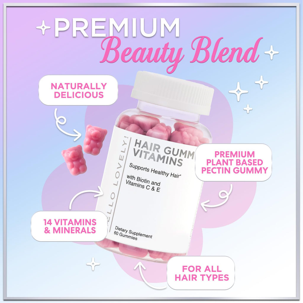 Hello Lovely! Hair Vitamin Gummy - Advanced Hair