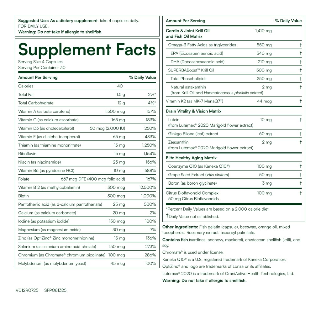 Purity Products Super Pill Elite Multivitamin with Krill Oil & Fish Oil - image 2