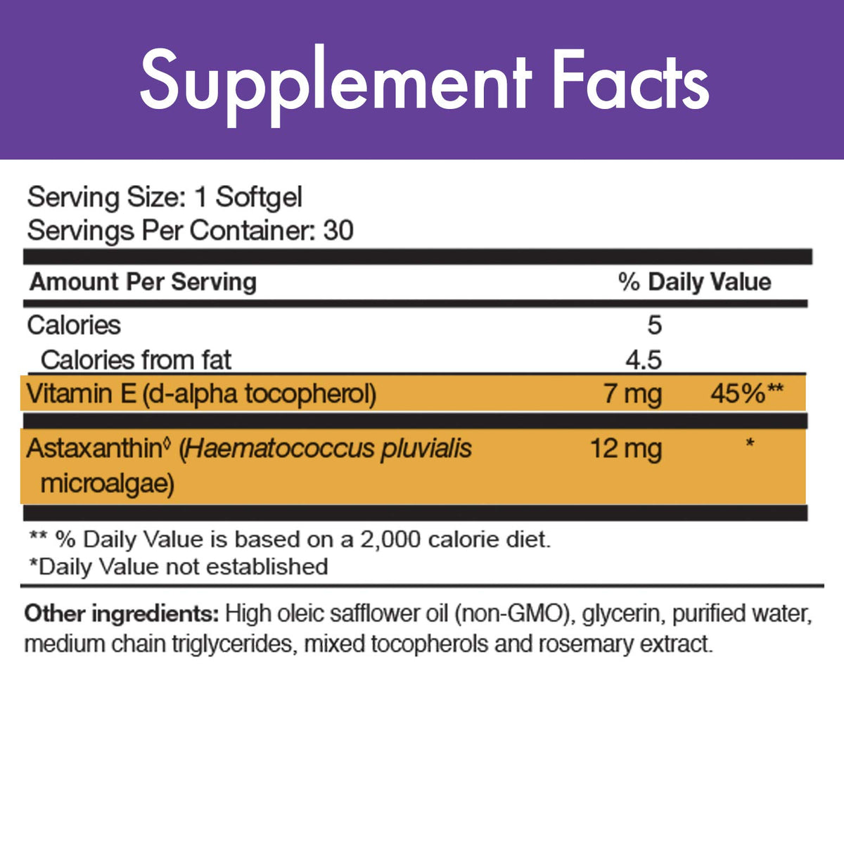 Stop Aging Now PurZanthin Ultra Natural Astaxanthin 12 mg - 1 Softgels - image 3