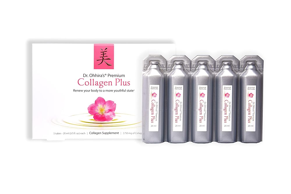 Dr. Ohhira's Premium Collagen Plus Liquid Marine Collagen - 5 Vials