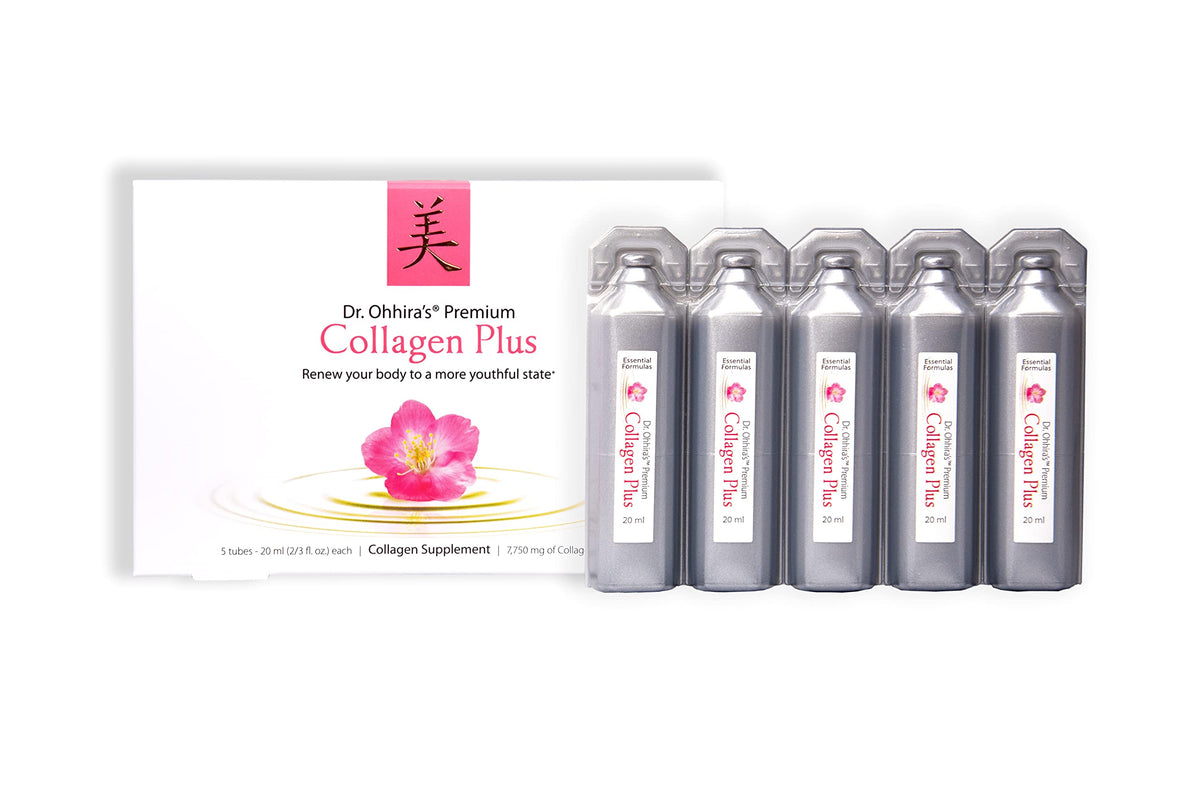 Dr. Ohhira's Premium Collagen Plus Liquid Marine Collagen - 5 Vials