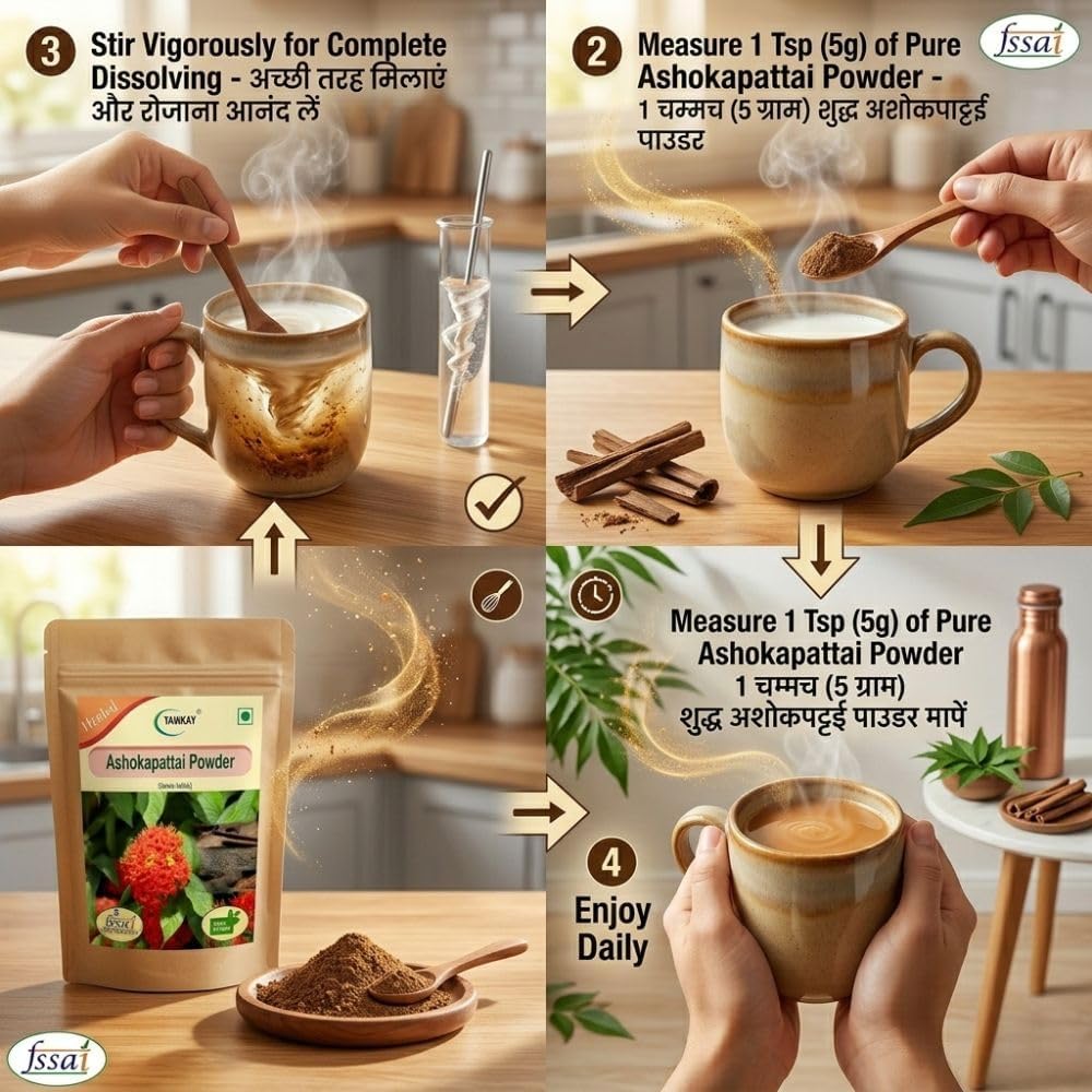 YAMKAY Ashoka Pattai Powder - 300g - image 4