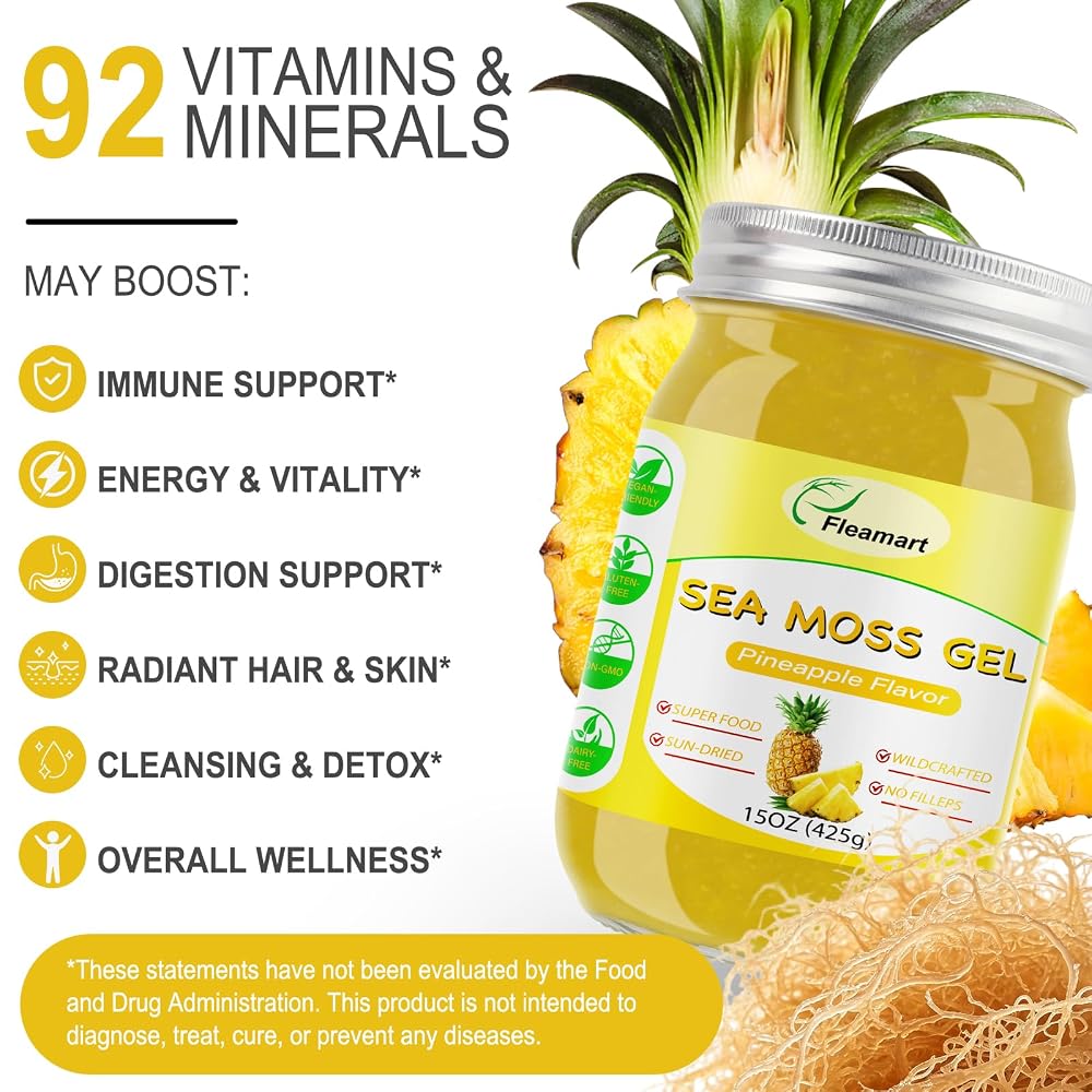 Fleamart Sea Moss Gel 10 OZ