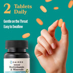 DAIKEN Mini Multivitamin for Women & Men, Time Released, 60 Tablets
