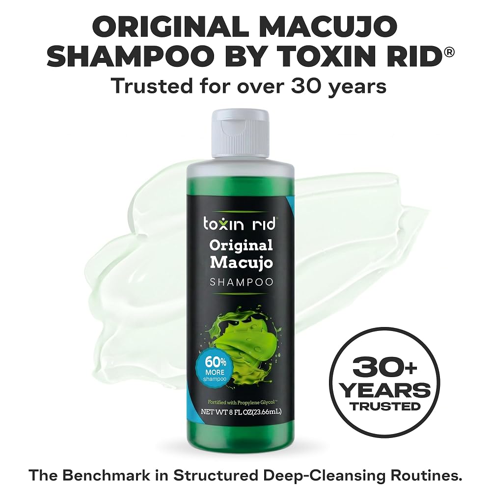 Toxin Rid Original Macujo Aloe Detox Shampoo, 8oz - image 3