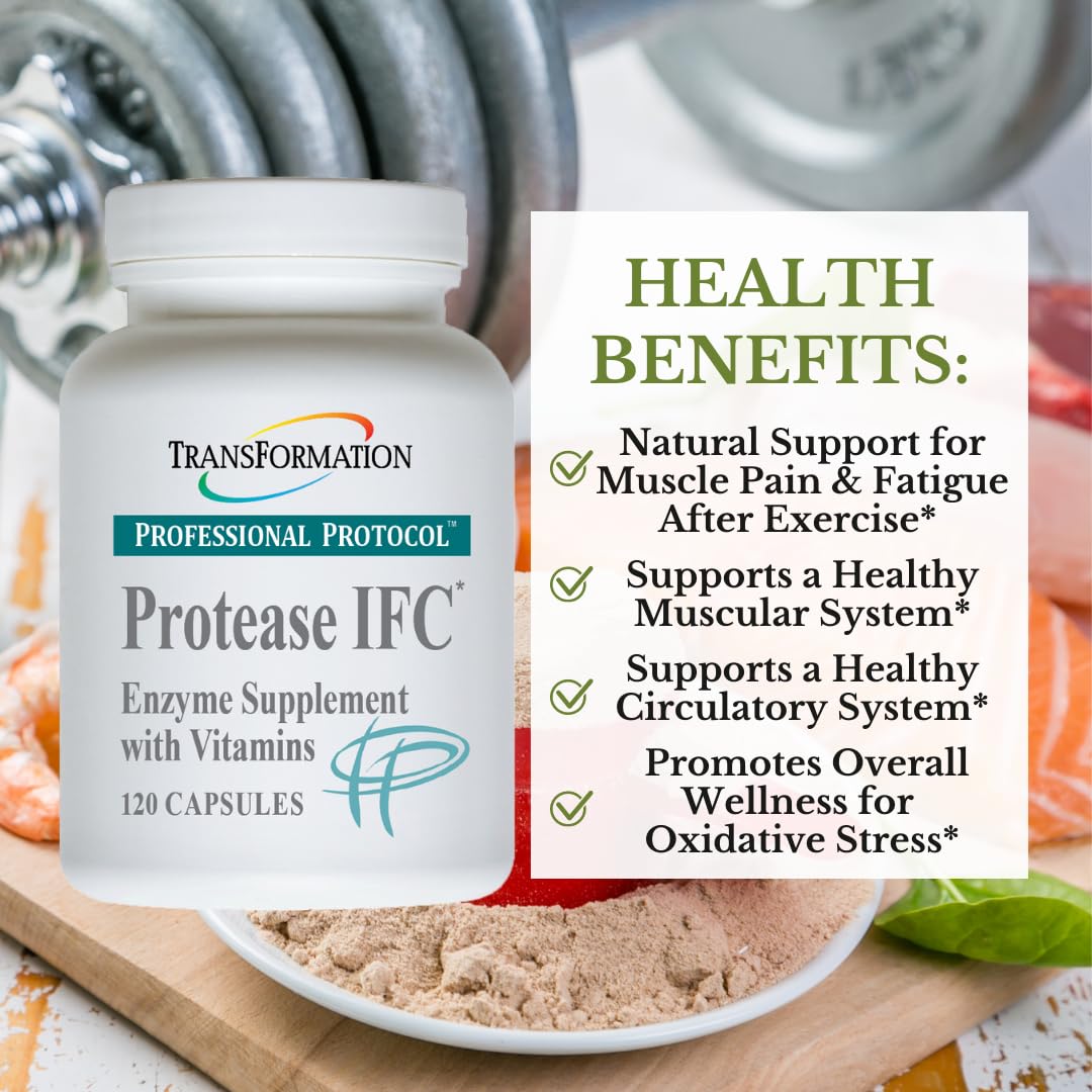 TRANSFORMATION Enzyme Protease IFC Supplement - 120 Capsules - image 2