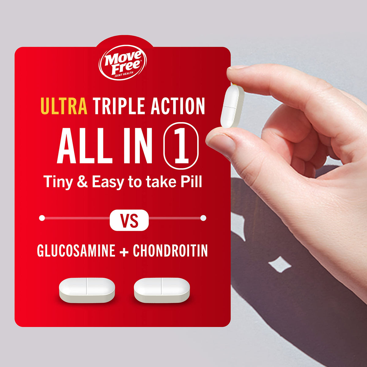Move Free Ultra Triple Action Joint Support Tablet - 60 Count - image 5