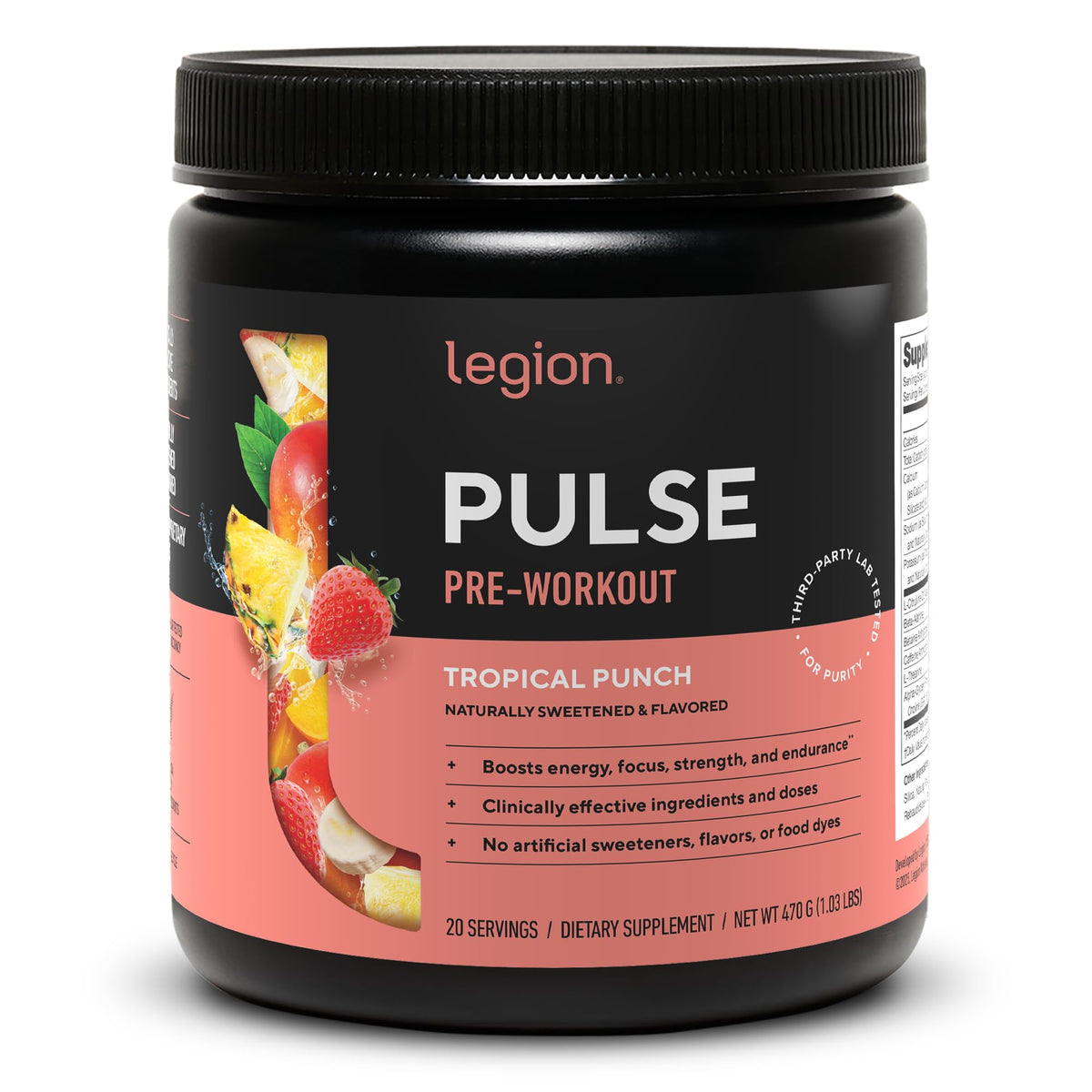 Legion av2024-LEGION-all Natural Nitric Oxide preworkout Drink