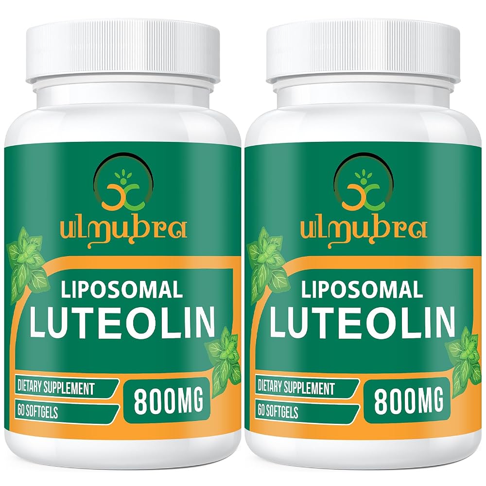 Ulmubra 800 MG Liposomal Luteolin Supplement - Maximum Absorption