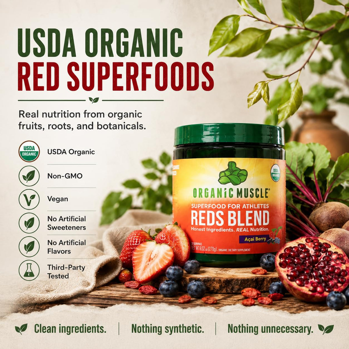 Organic Muscle Super Food Powder Parent