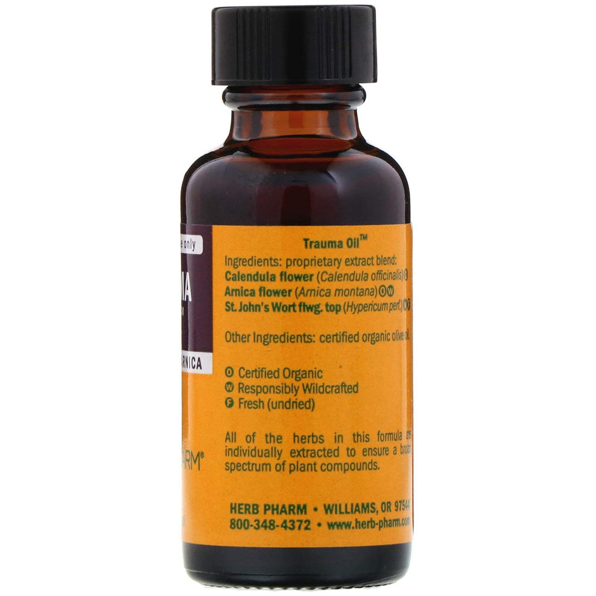 Herb Pharm Trauma Oil with Arnica and Calendula - 1 Fl Oz - image 2