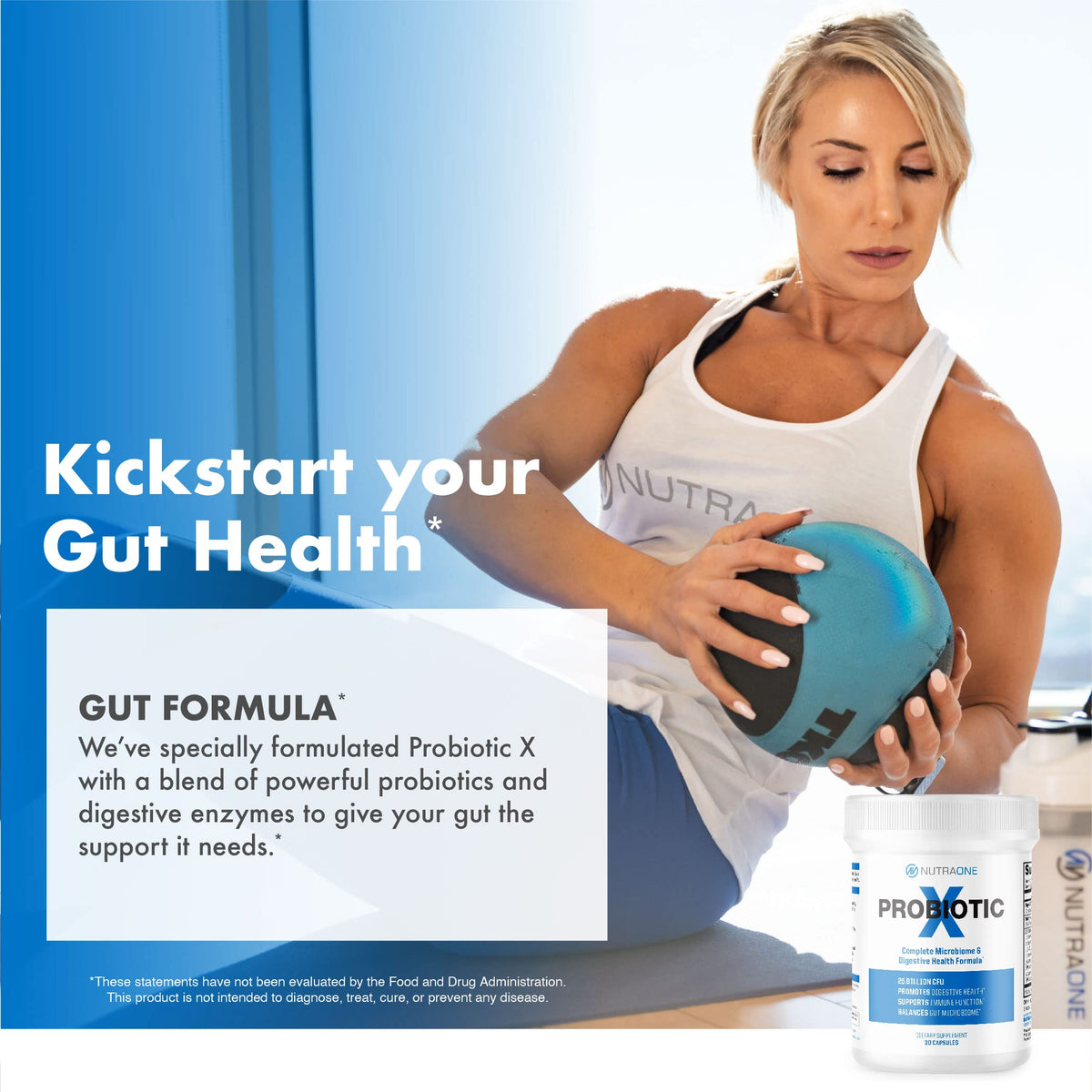 NutraOne ProbioticX Probiotic Supplement for Digestive Health - 30 Capsules - image 8