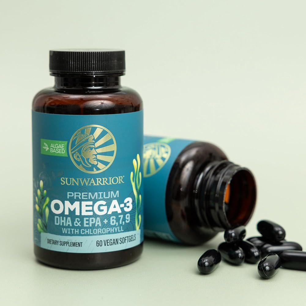 Sunwarrior Vegan Omega 3 DHA & EPA Algal Oil Softgels - 60 Count - image 6