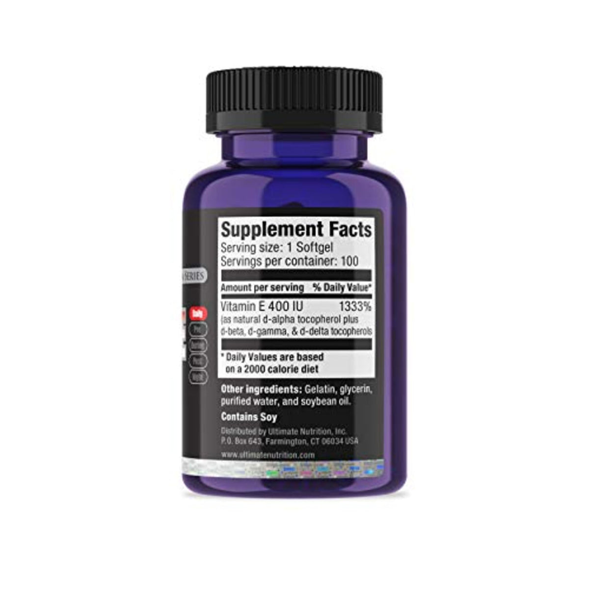 Ultimate Nutrition Vitamin E 400 IU Antioxidant - 100 Softgels - image 2