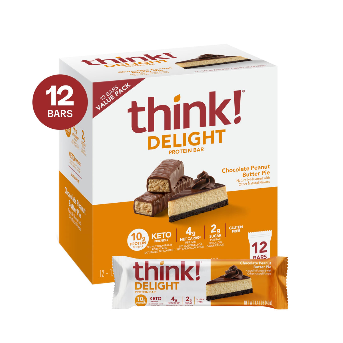thinkThin think! Delight, Keto Protein Bars