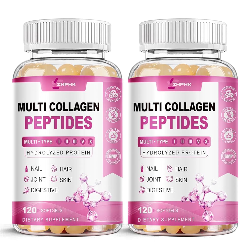 ZHPHK Multi Collagen Peptides for Women Hydrolyzed Collagen Peptides