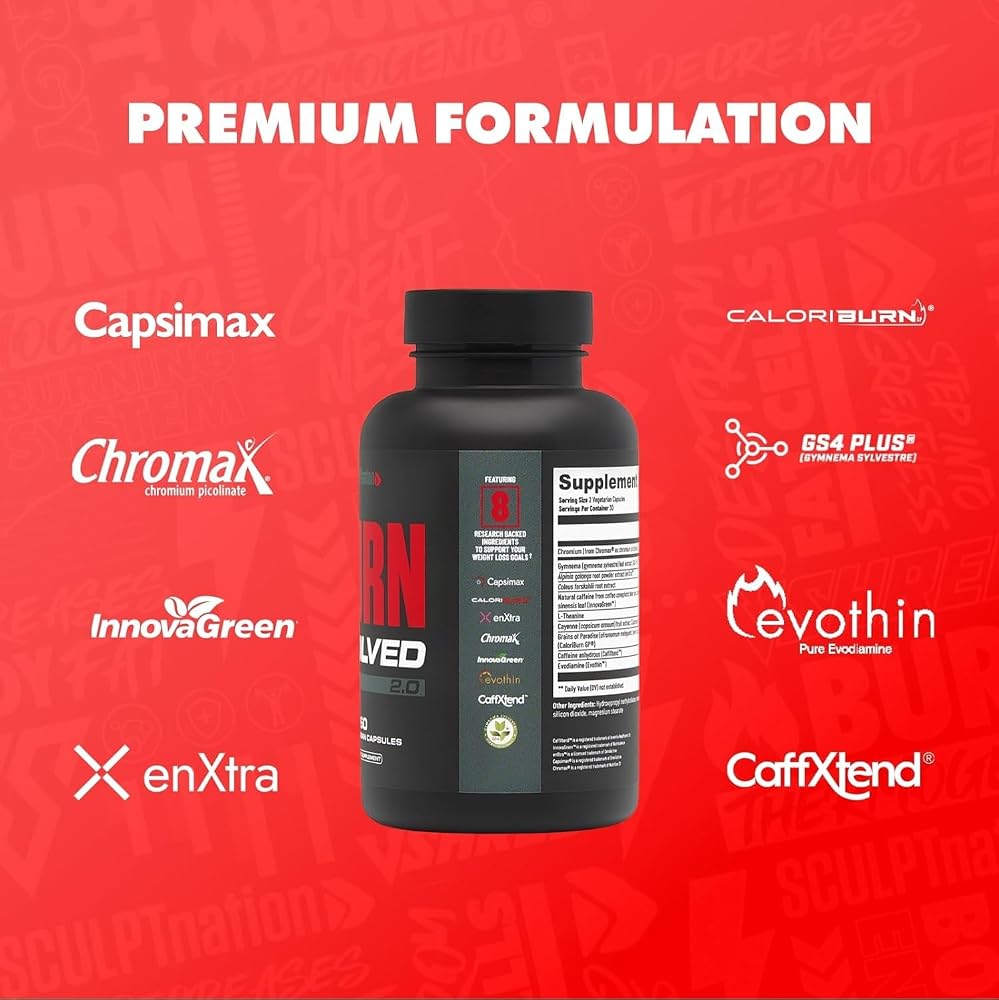 Sculpt Nation by V Shred Burn Fat Burner for Men & Women - Day