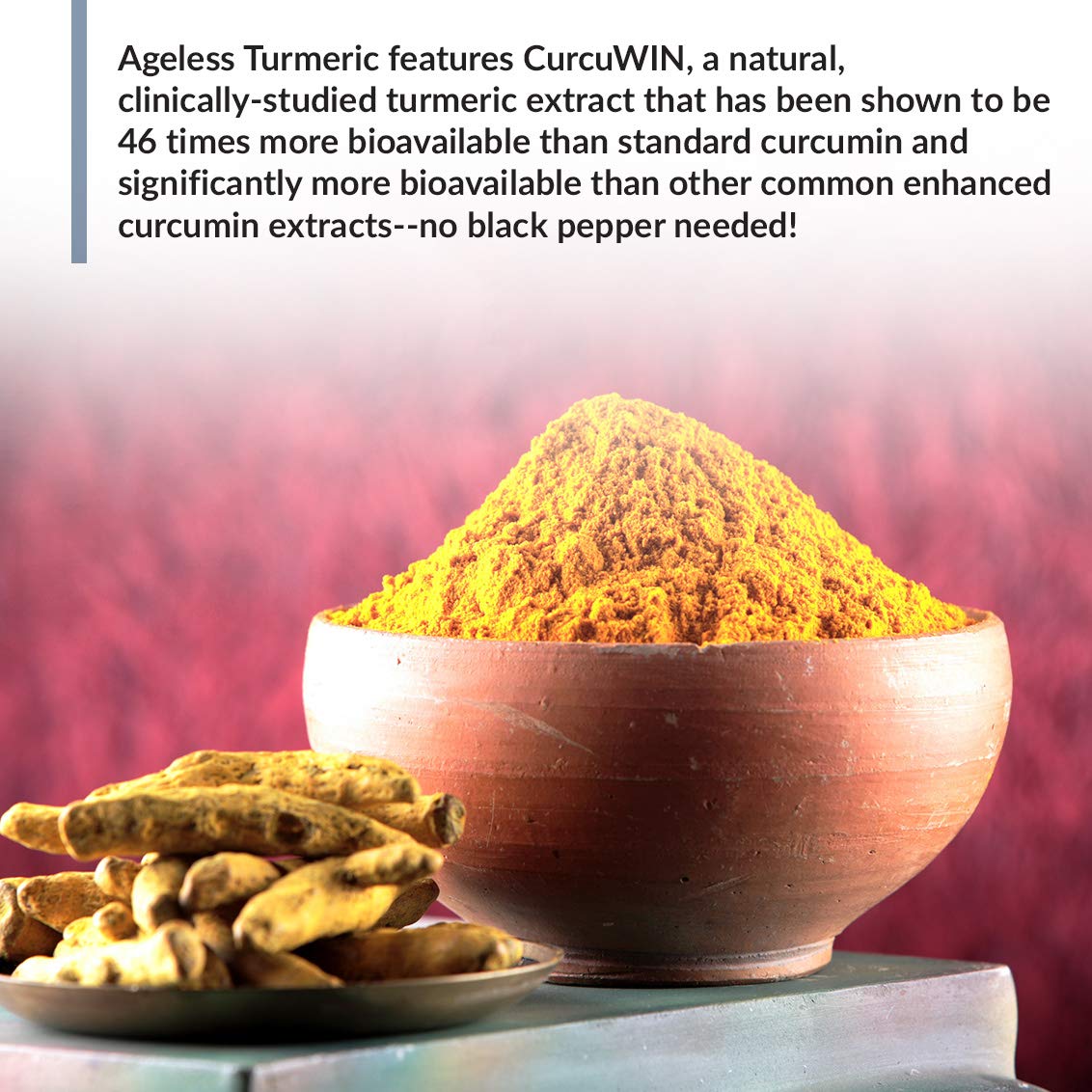 BioTrust Turmeric Curcumin with Ginger CurcuWIN - 60 Capsules - image 4
