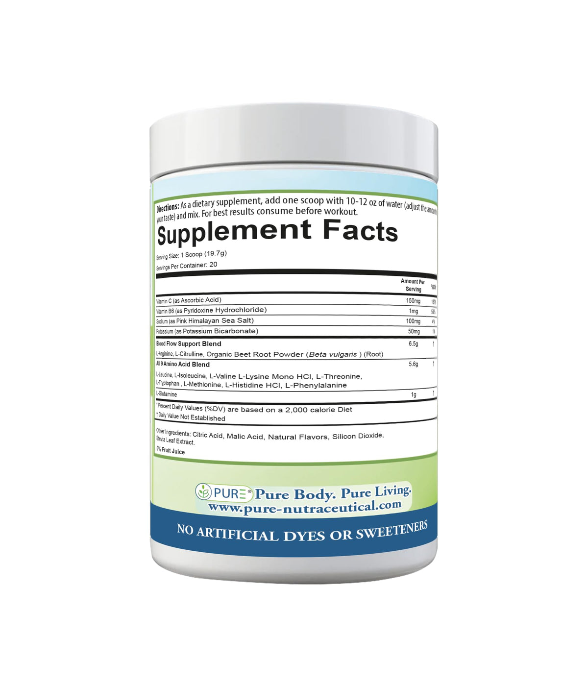 PURE Amino+ Essential Amino Acids Powder - 30 Servings - image 7