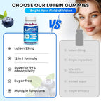Zetelixia Lutein Gummies, Blueberry Flavor