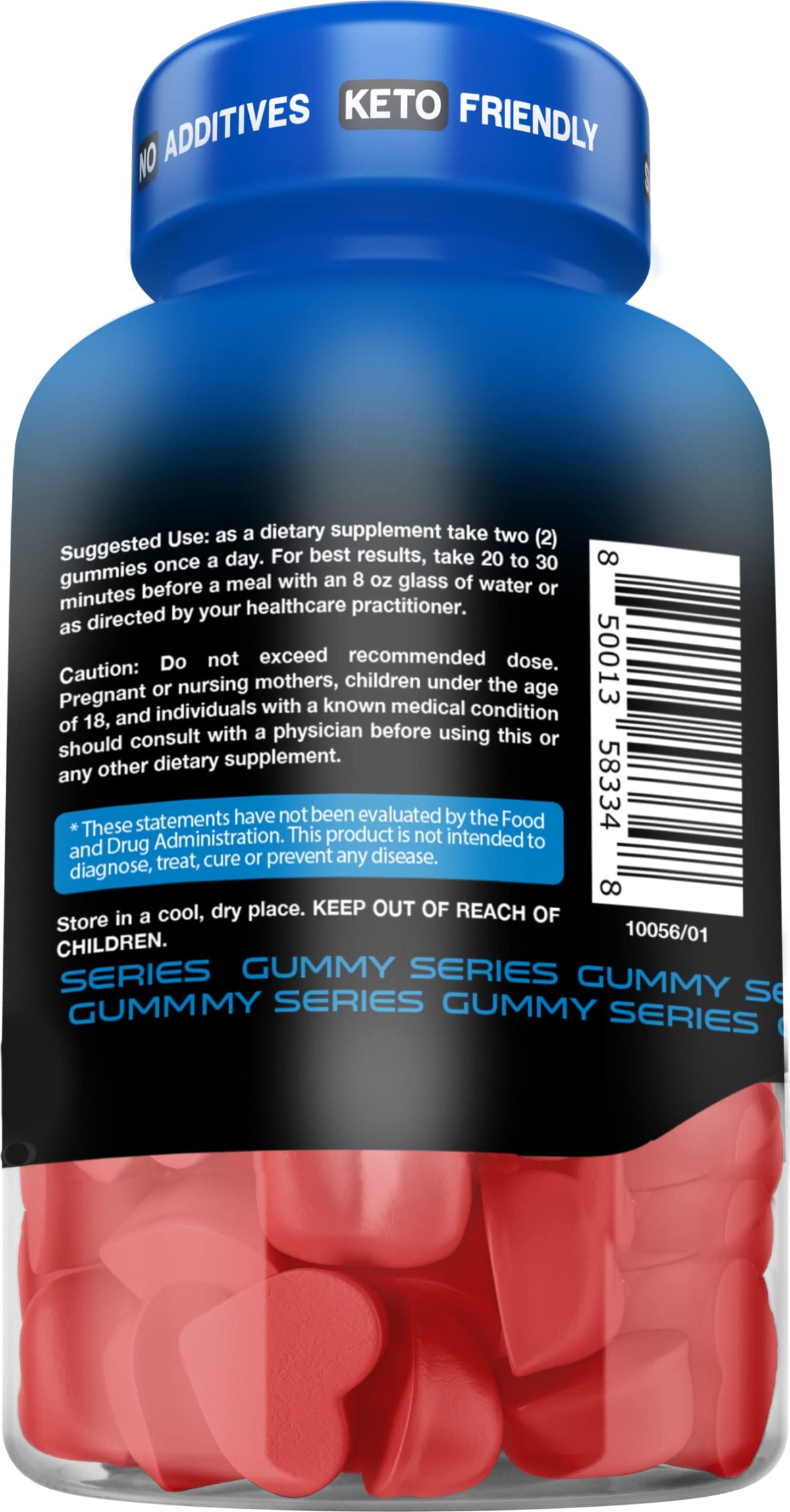 Herbtonics Keto Gummies with MCT and Collagen - 60 Count - image 3