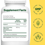Vegan Vitality Vegan Omega 3 DHA Supplement - 60 Softgels - image 5