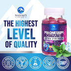 Nature's Peak Magnesium Citrate Gummies - High Absorption Magnesium