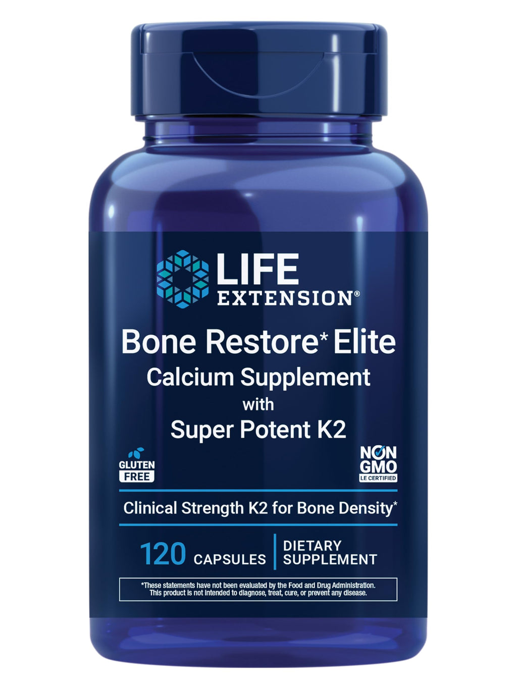 Life Extension Bone Restore Elite with K2 - 120 Capsules