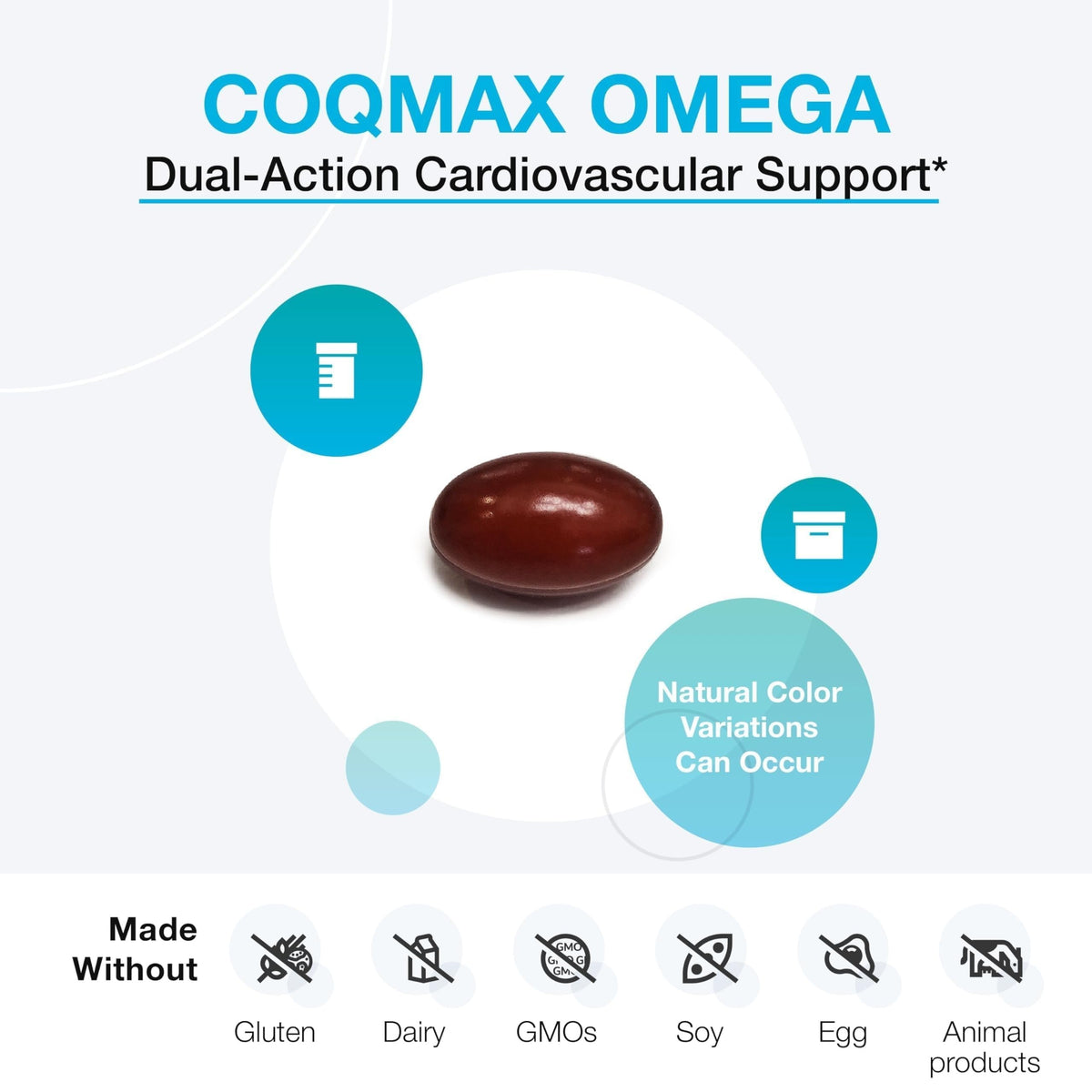 XYMOGEN CoQmax Omega 50 mg Cardiovascular Support - 30 Softgels - image 4