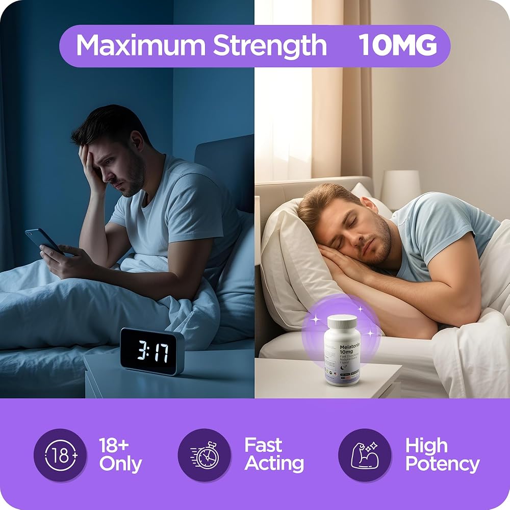 Balancebreens Melatonin 10mg Fast-Dissolve, 120 Tablets