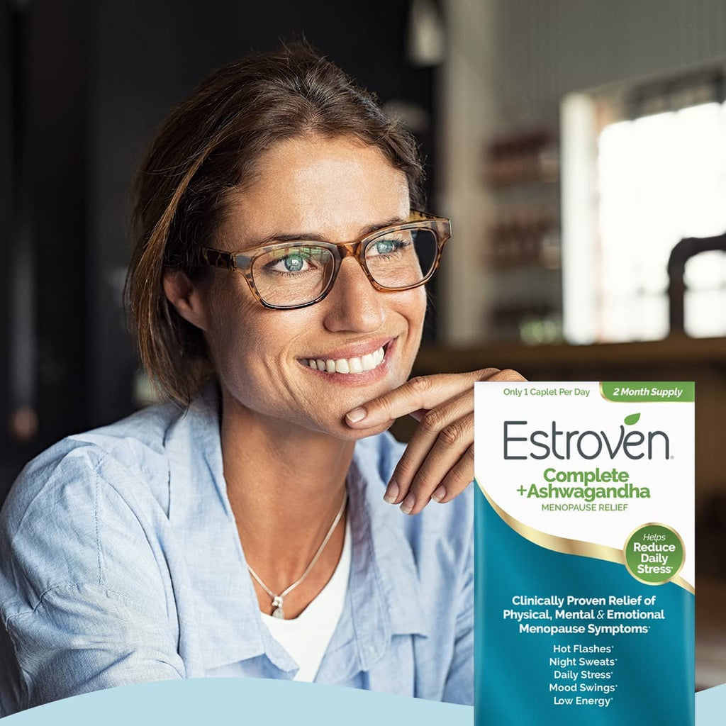 Estroven Complete + Ashwagandha Menopause Supplement - 60 Caplets - image 10