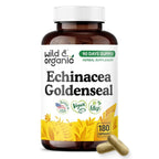 Wild & Organic Echinacea Goldenseal Capsules Immune Support - 180 Count