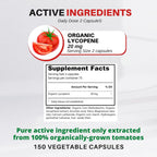 Licofarma Organic Lycopene Antioxidant - 150 Vegetarian Capsules - image 3